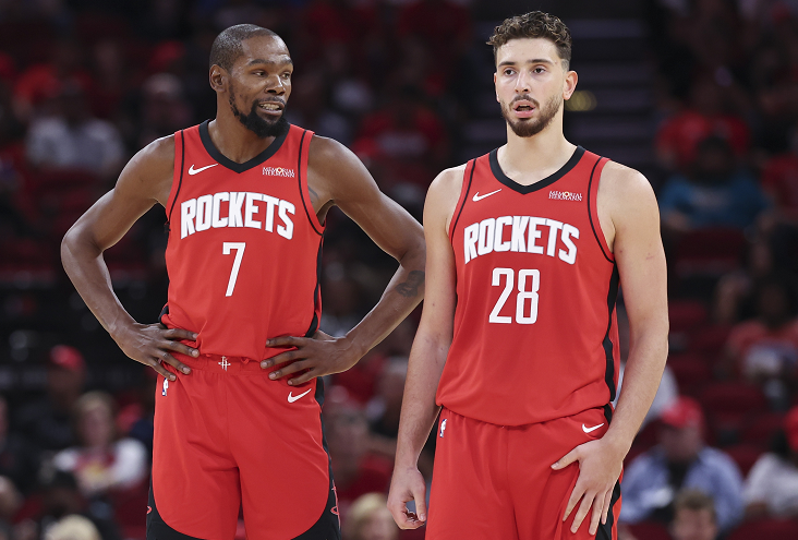 英雄联盟世界赛 战队名单-杜兰特36分8失误！火箭加时惜败76人，这一战让我彻底看清3个事实